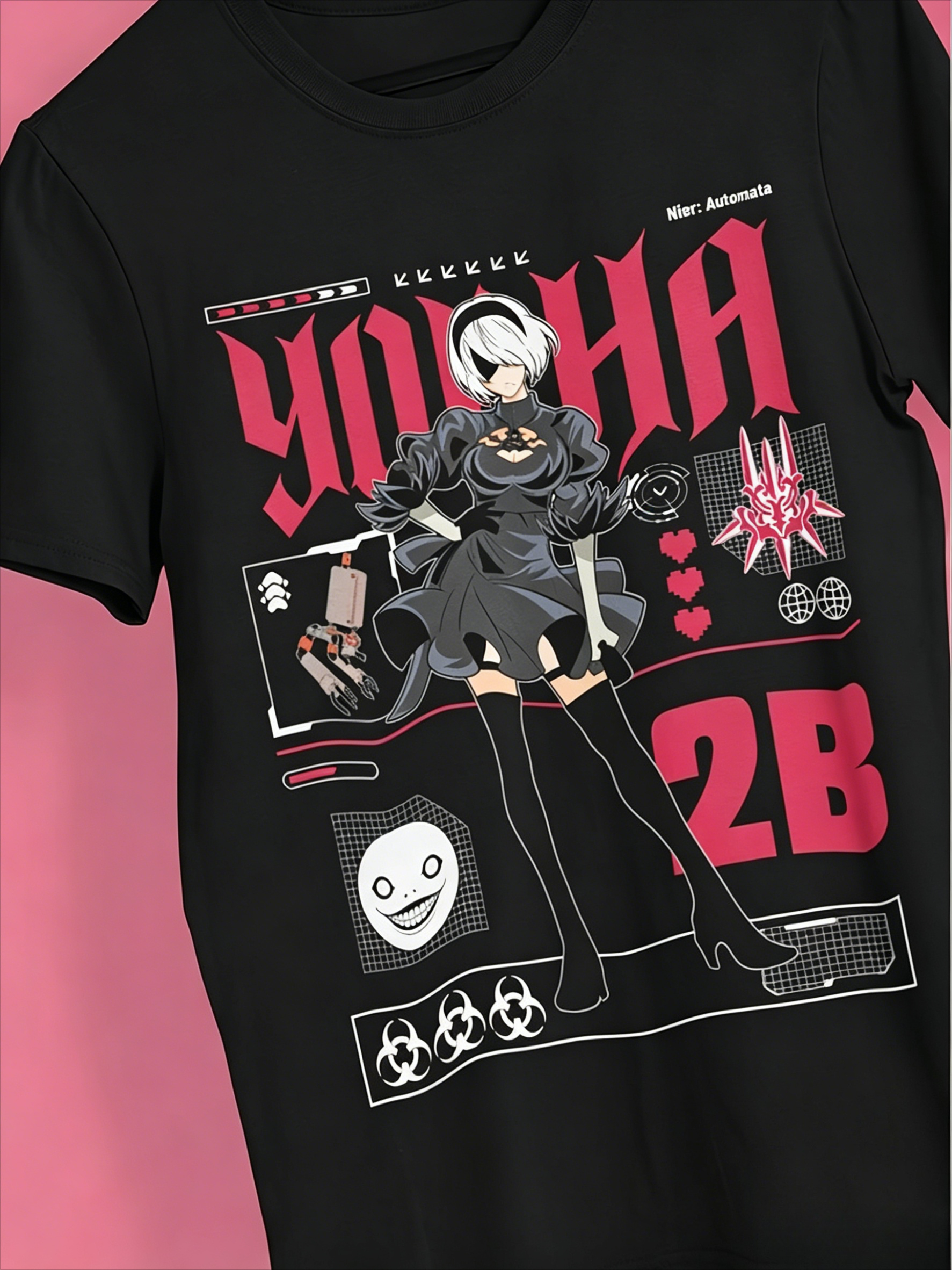 Street Fashion Videos - N-N Ier AUTOMATA Unisex T-shirt |