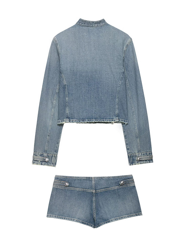 Street Fashion In Chinese - HH Women Shorts Suit Versatile Splicing