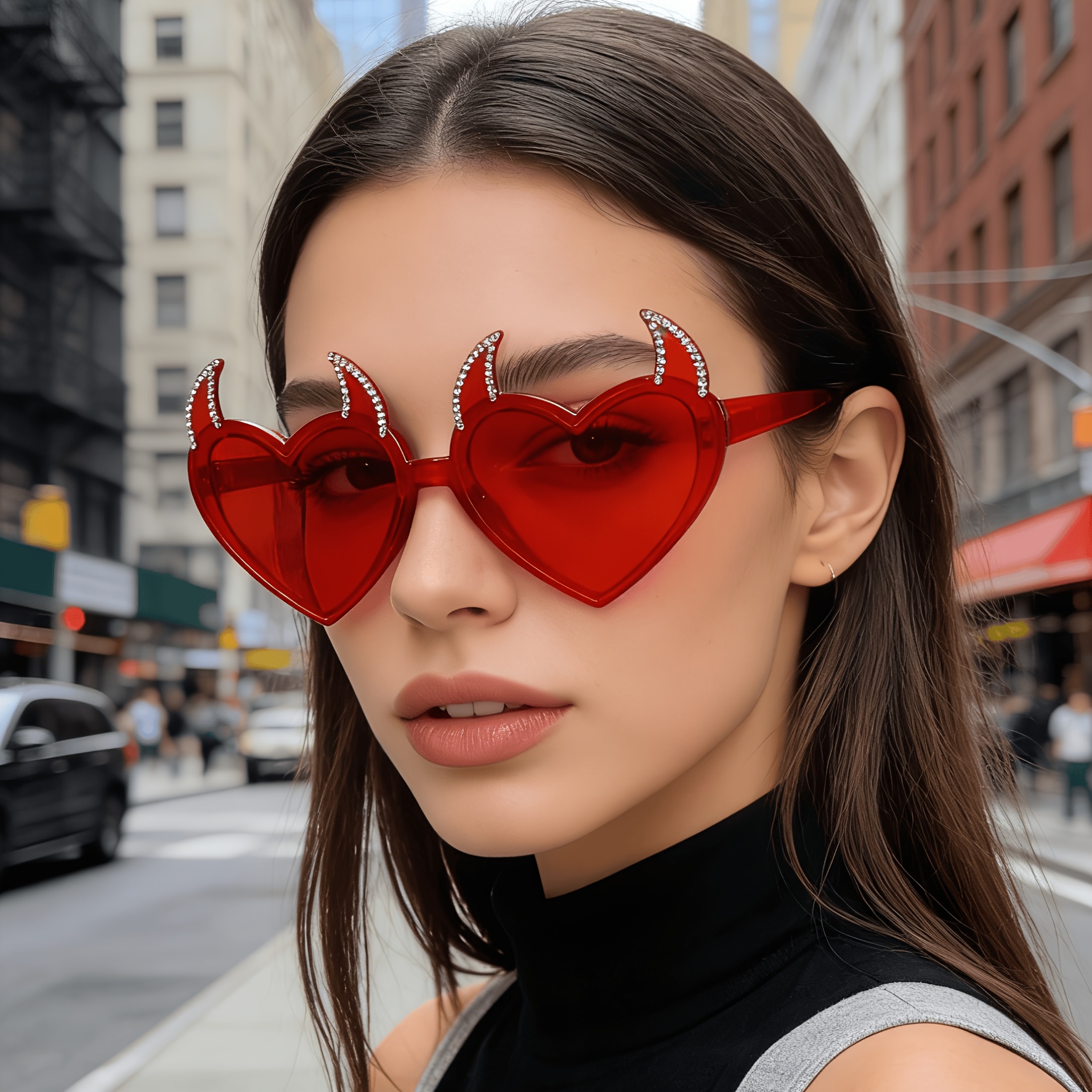 Street Fashion Photography - 1pc, Women'S Glasses, Stylish And Elegant