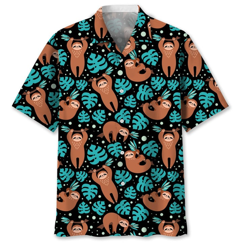 Australia Sloth Hawaiian Shirt - Street Fashion Australia reseña y precio