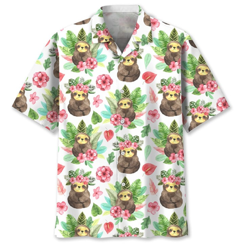 Australia Sloth Hawaiian Shirt - Street Fashion Australia reseña y precio