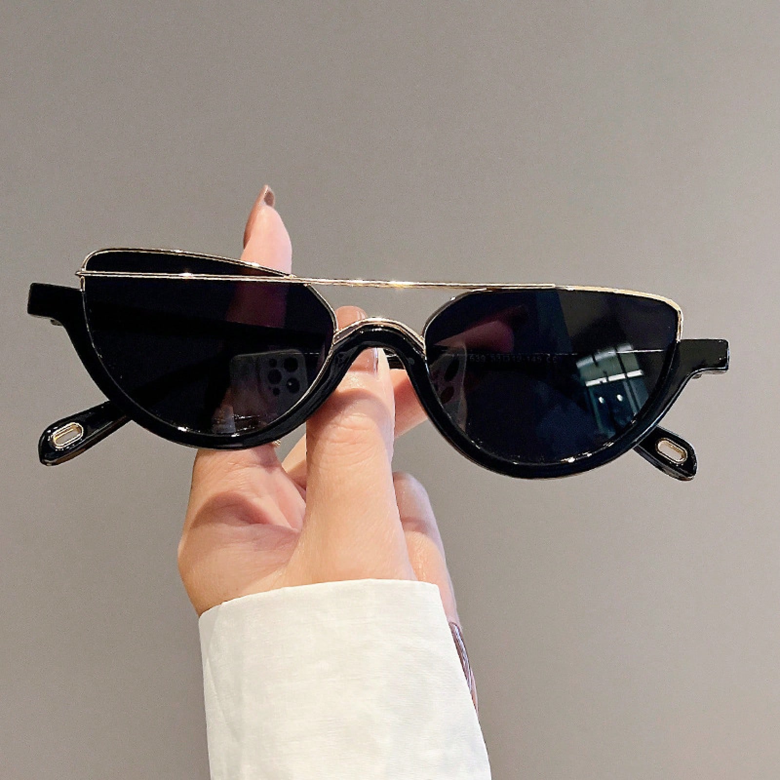 Women's Half-Fashion Glasses S - Street Fashion Photography reseña y precio