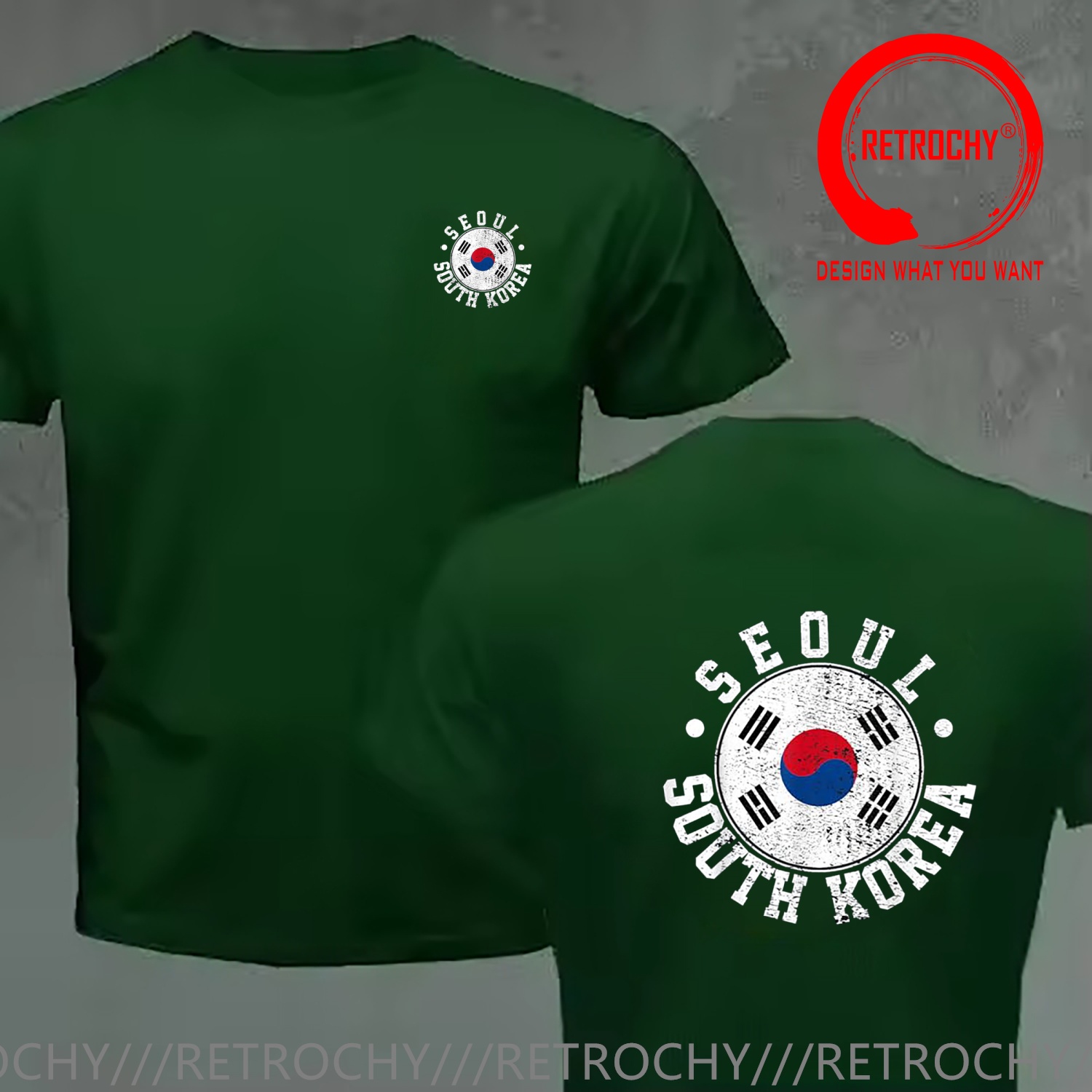 Funny Design Vintage Distresse - Street Fashion Seoul reseña y precio