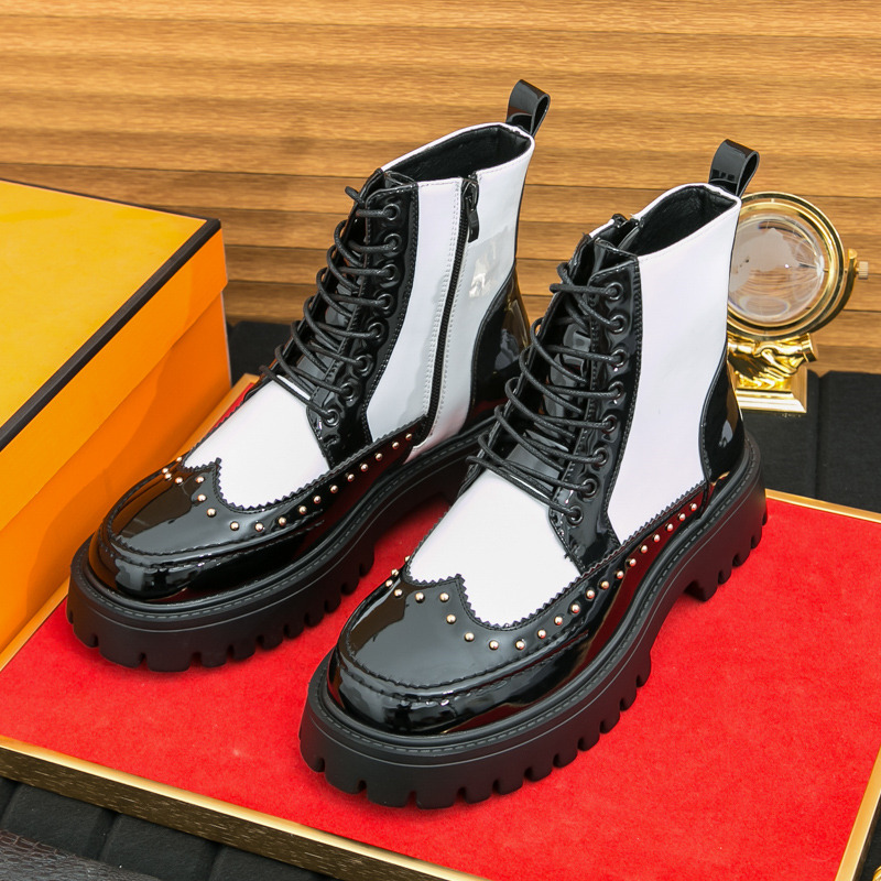Fashion Rivet Men Ankle Boots  - Parade Fashion Street reseña y precio