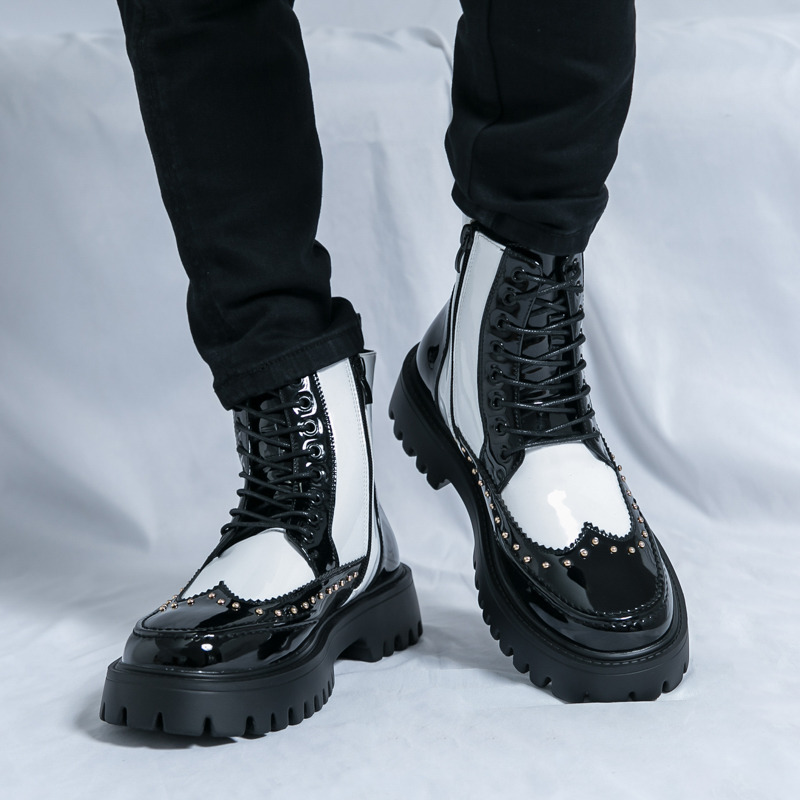 Fashion Rivet Men Ankle Boots  - Parade Fashion Street reseña y precio