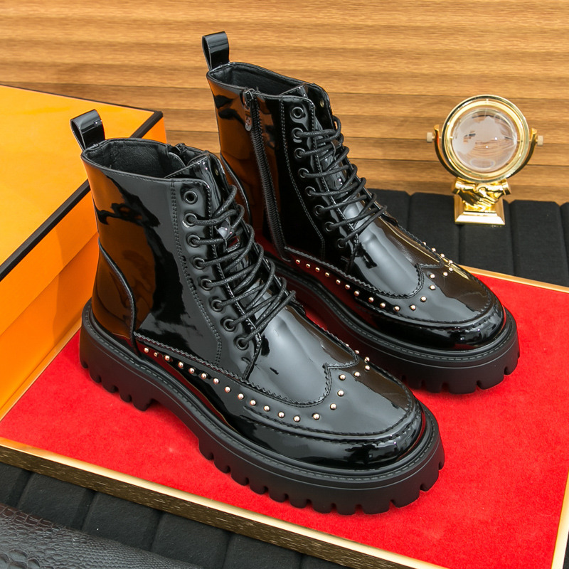 Fashion Rivet Men Ankle Boots  - Parade Fashion Street reseña y precio