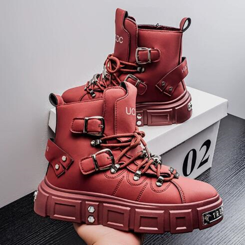 Luxury Rivet Black High top Sn - Street Fashion Luxury reseña y precio
