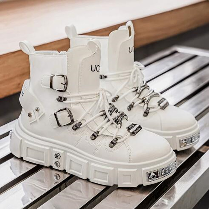 Luxury Rivet Black High top Sn - Street Fashion Luxury reseña y precio