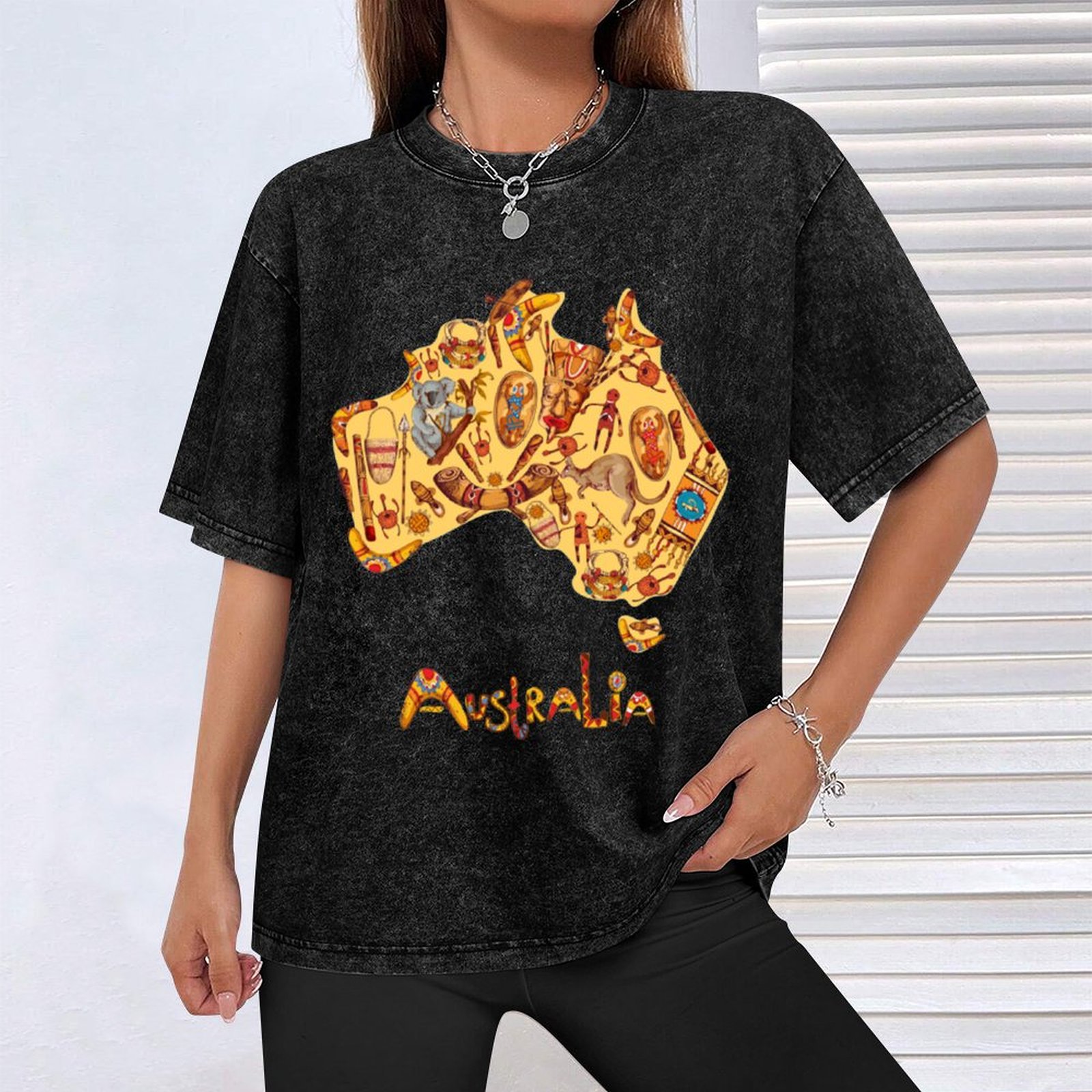 Aboriginal Flag Aboriginal Map - Street Fashion Australia reseña y precio