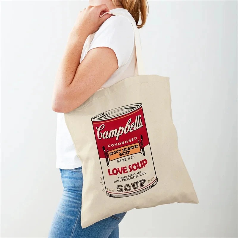 Vintage Art Andy Warhol Women' - Tote Bag Canvas Print reseña y precio