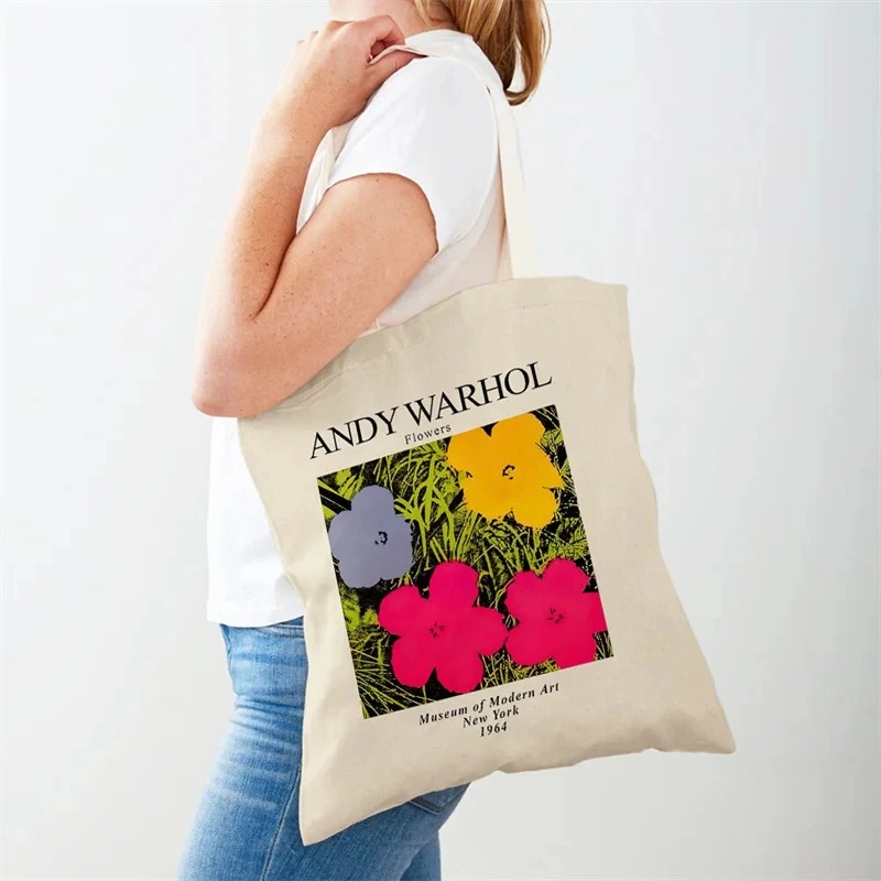 Vintage Art Andy Warhol Women' - Tote Bag Canvas Print reseña y precio