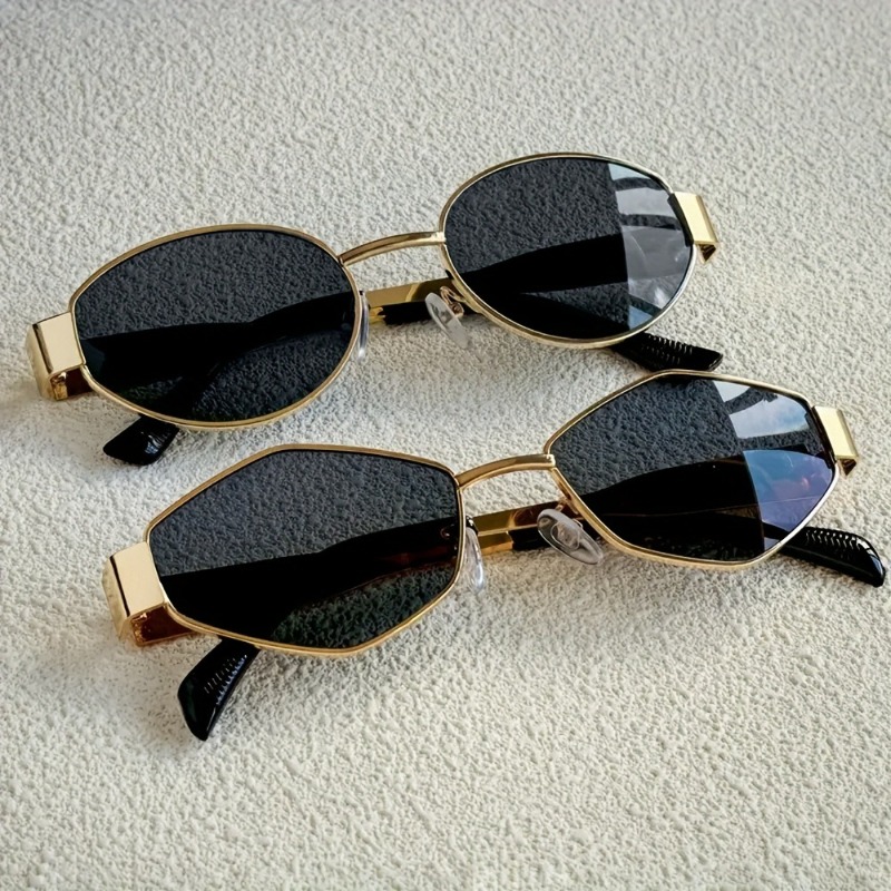 2pcs Summer Trendy Glasses Set - Street Fashion Photography reseña y precio