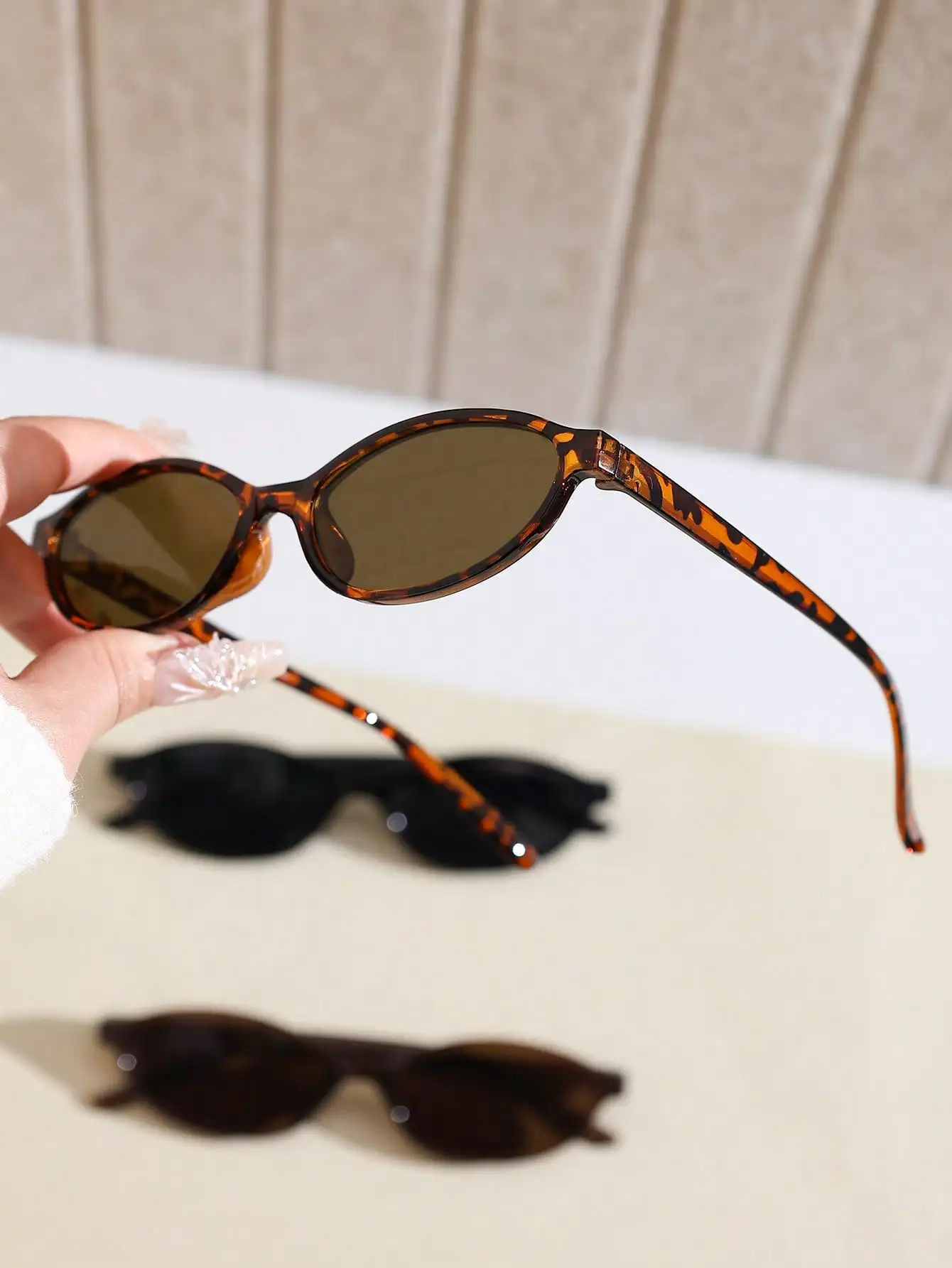 1 Pair Retro Geometric Full Fr - Street Fashion Photography reseña y precio