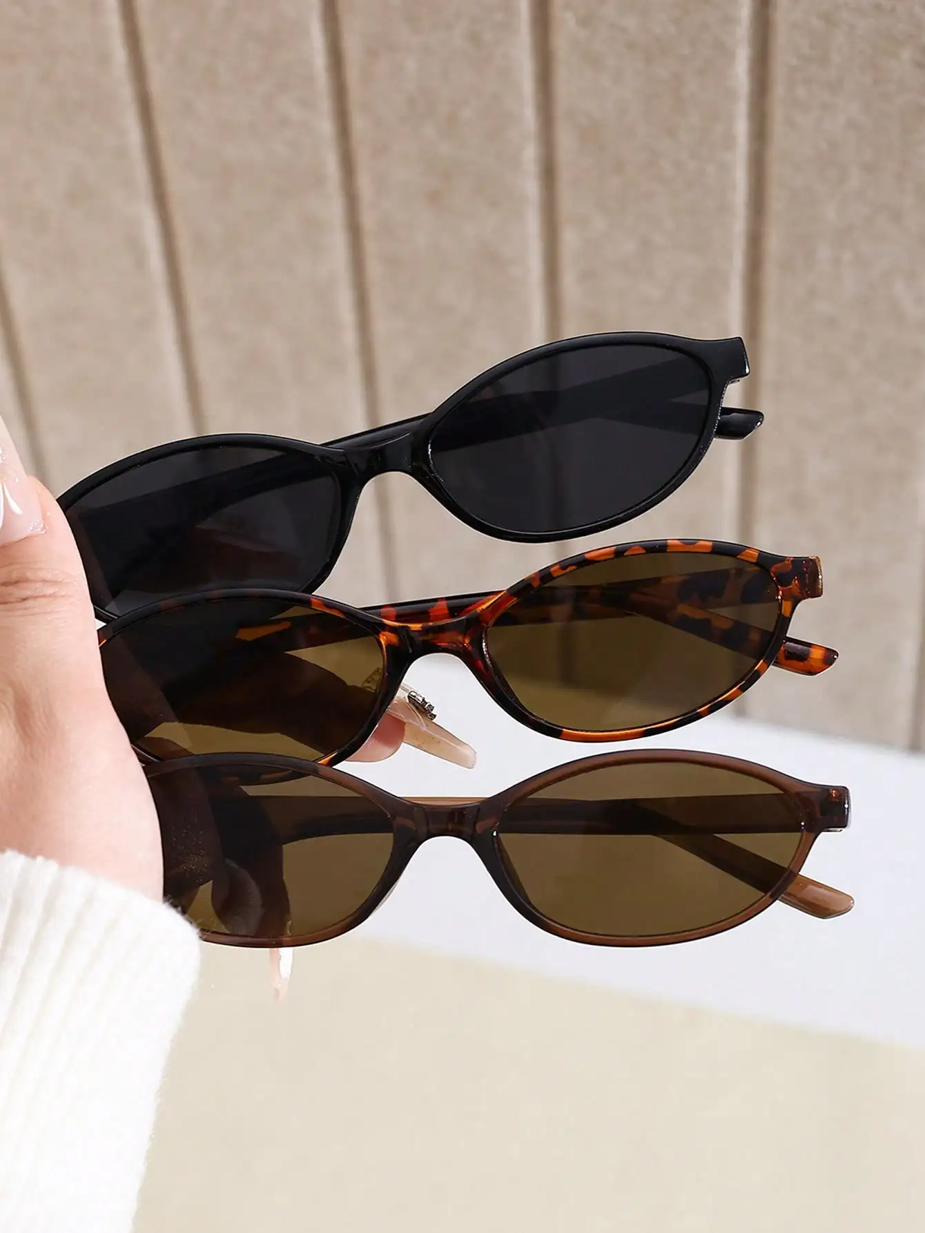 1 Pair Retro Geometric Full Fr - Street Fashion Photography reseña y precio