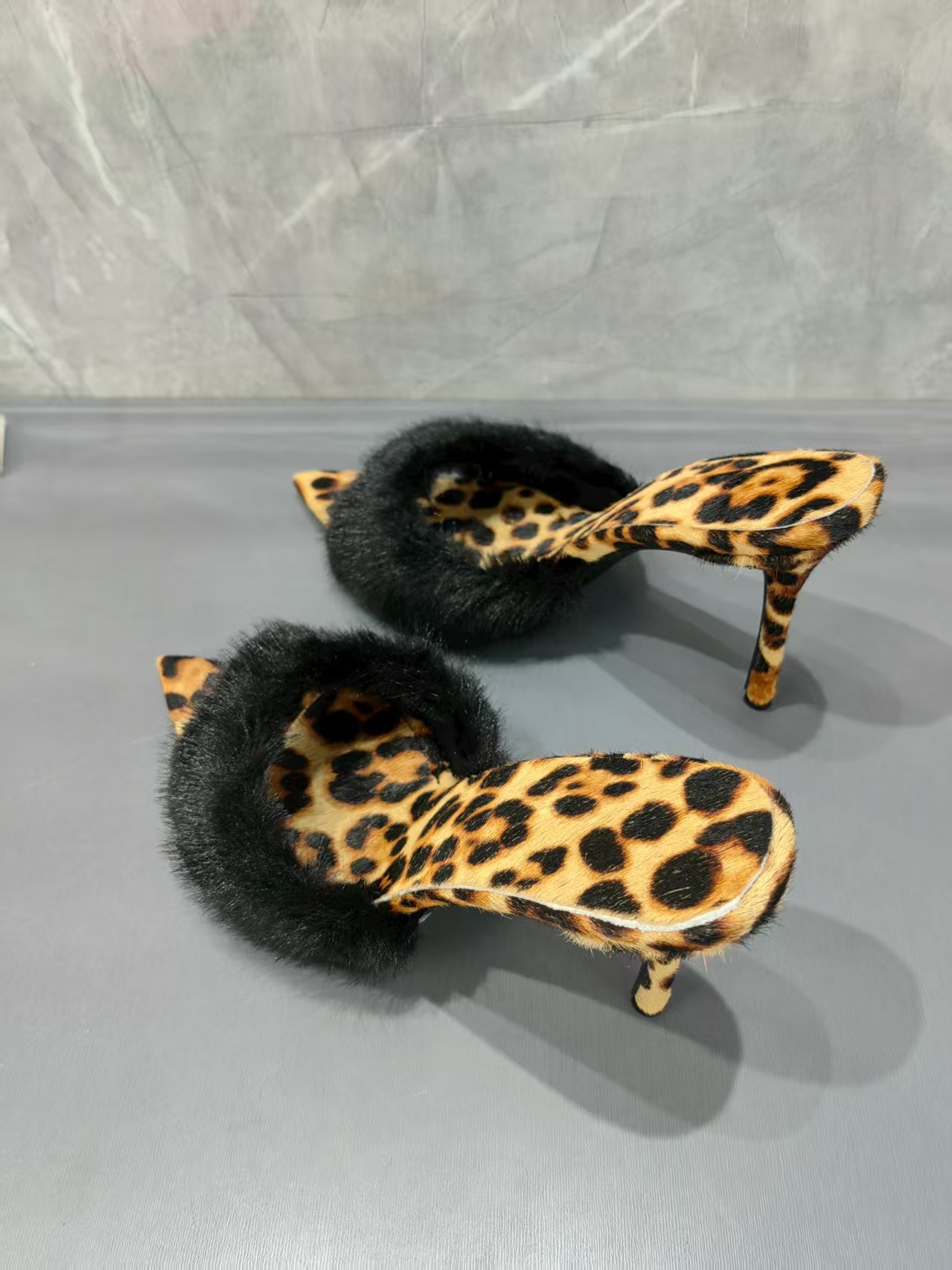 Leopard Print Fur Trim Women S - Street Fashion Luxury reseña y precio