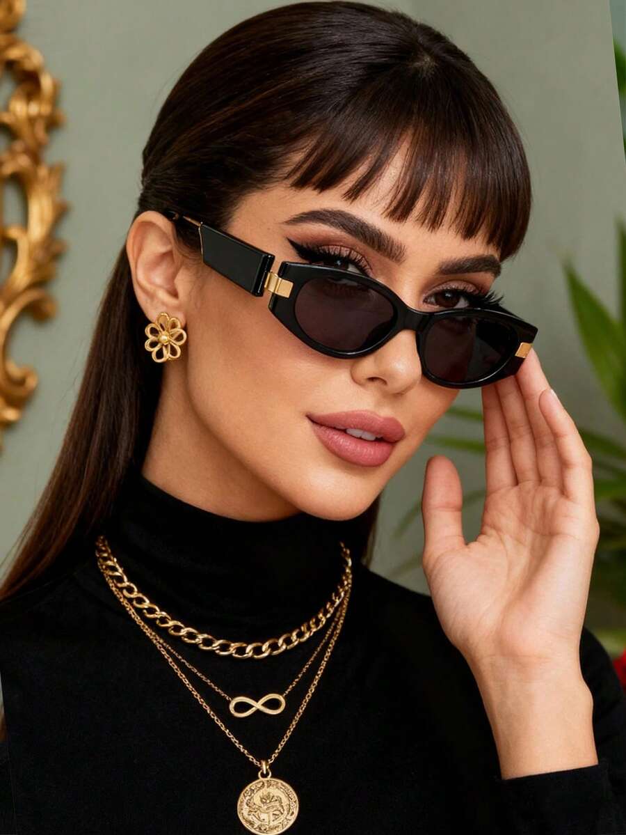 1pc Small Frame Oval Fashion G - Street Fashion Photography reseña y precio