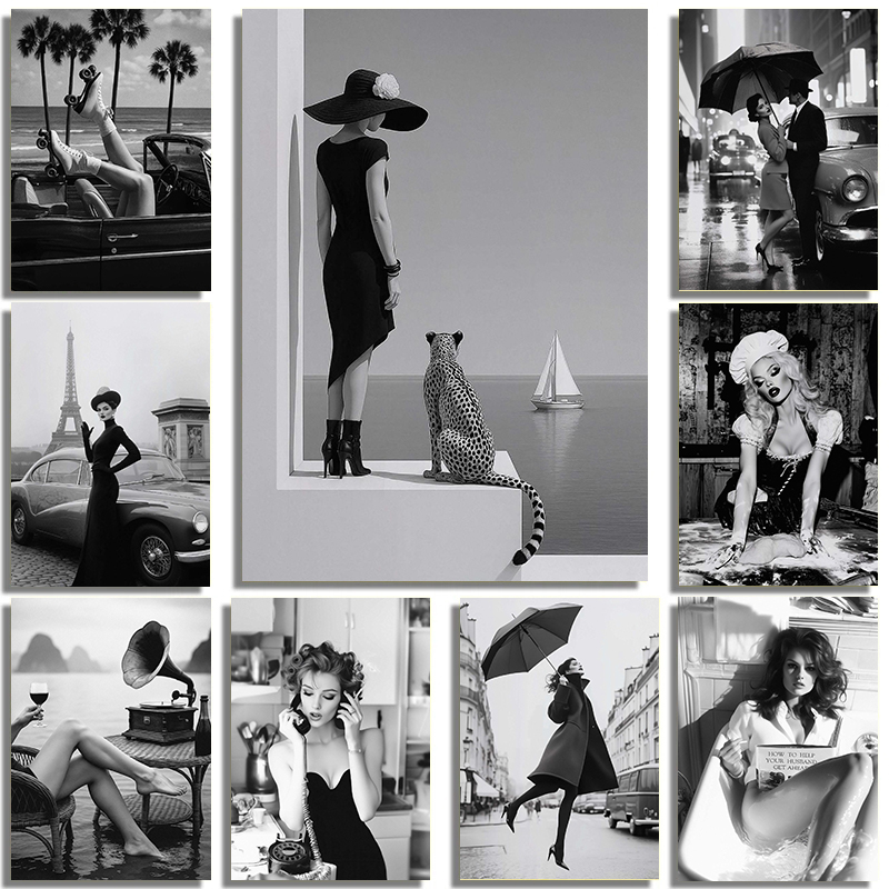 Black And White Fashion Street - Street Fashion Luxury reseña y precio