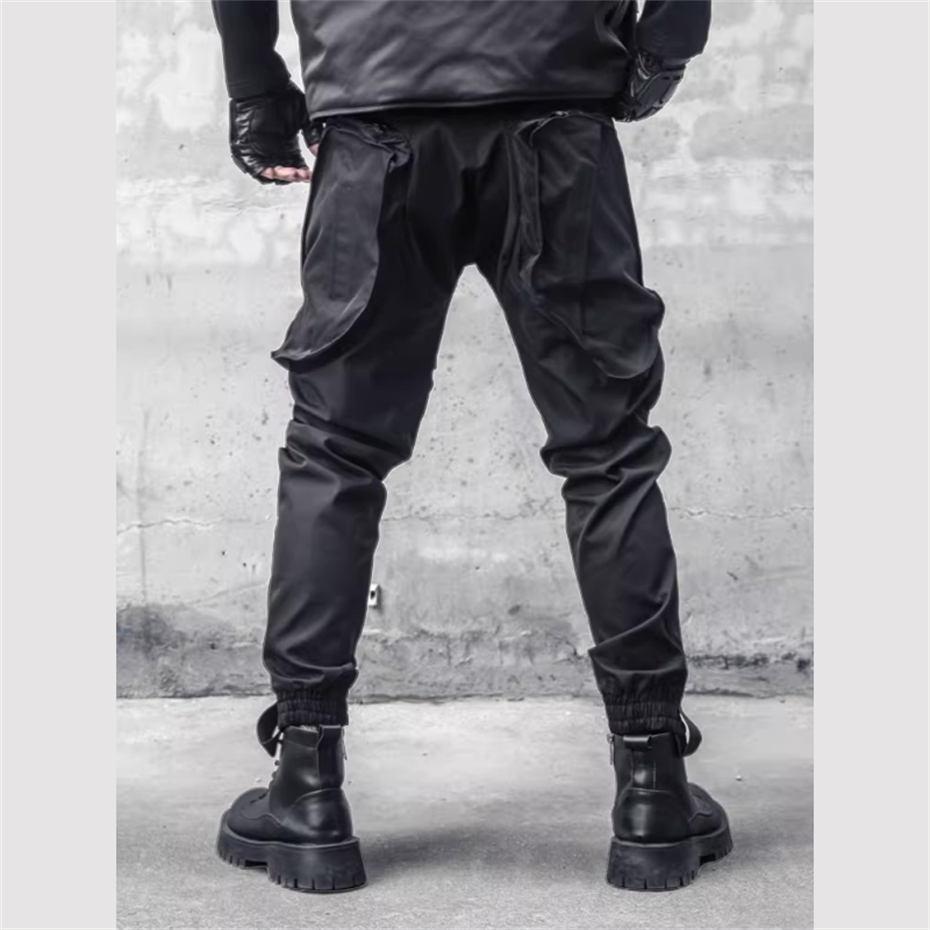 Men Y2K Cargo Pants Zipper Poc - Techwear Pants Tactical reseña y precio