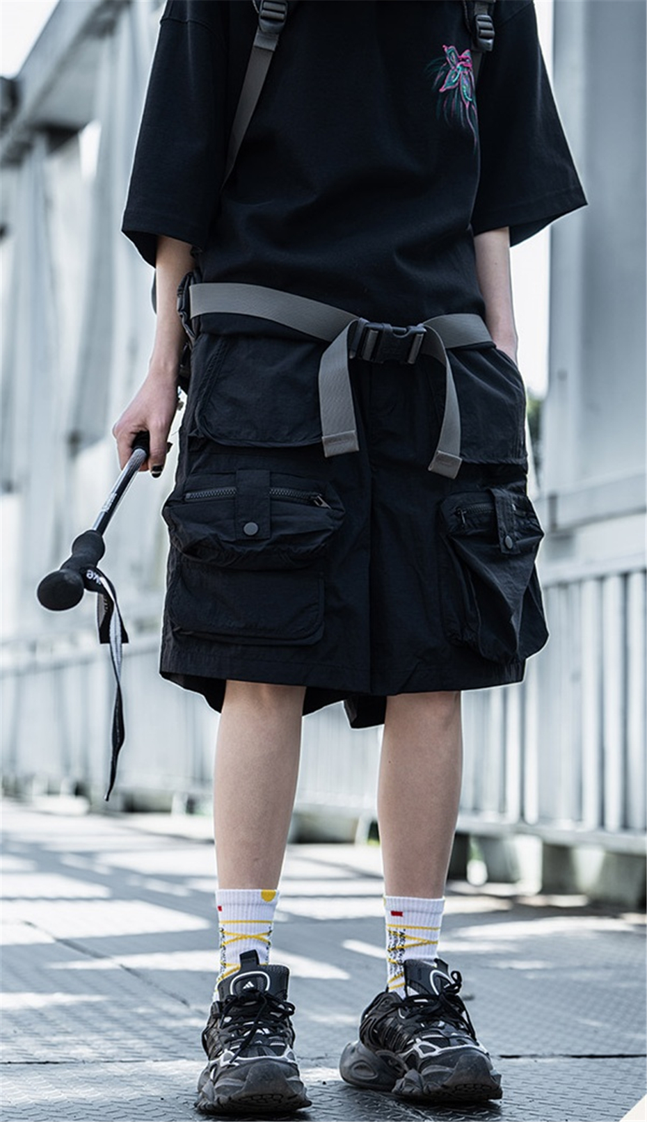 Summer Tactical Short Men Punk - Techwear Pants Tactical reseña y precio