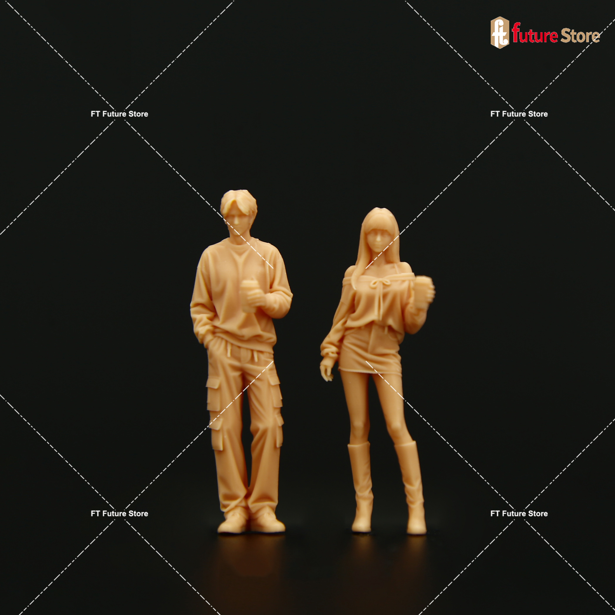1/64 1/43 Fashion Girl Boy Cou - Street Fashion Photoshoot reseña y precio