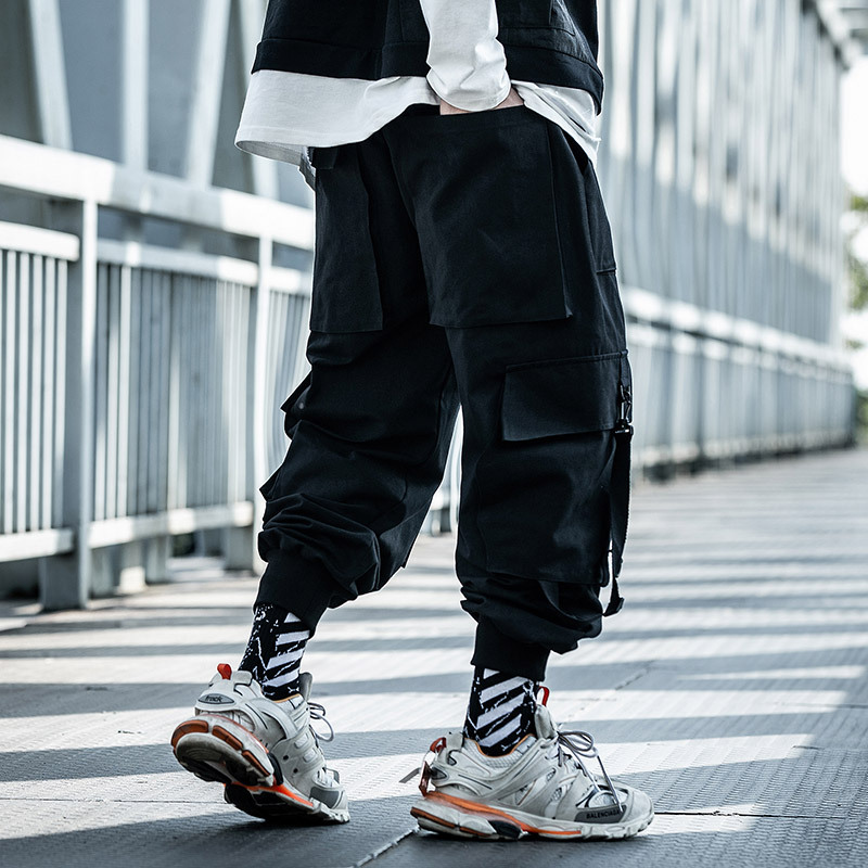 Fashion Men Jogger Pant Hip Ho - Techwear Pants Tactical reseña y precio