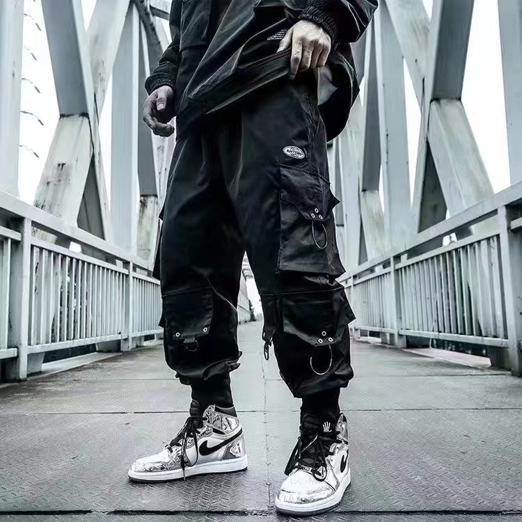 Fashion Men Jogger Pant Hip Ho - Techwear Pants Tactical reseña y precio