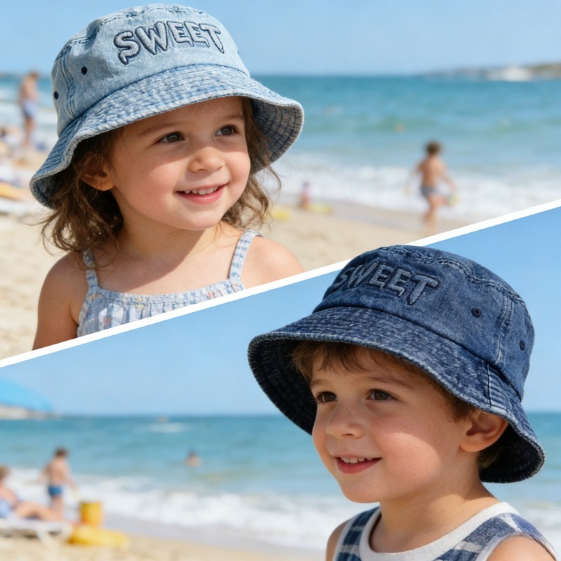 Japanese Retro Kids Bucket Hat - Street Fashion In Japanese reseña y precio