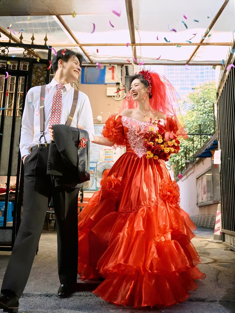 New Vintage Wedding Dress Film - Street Fashion Photoshoot reseña y precio