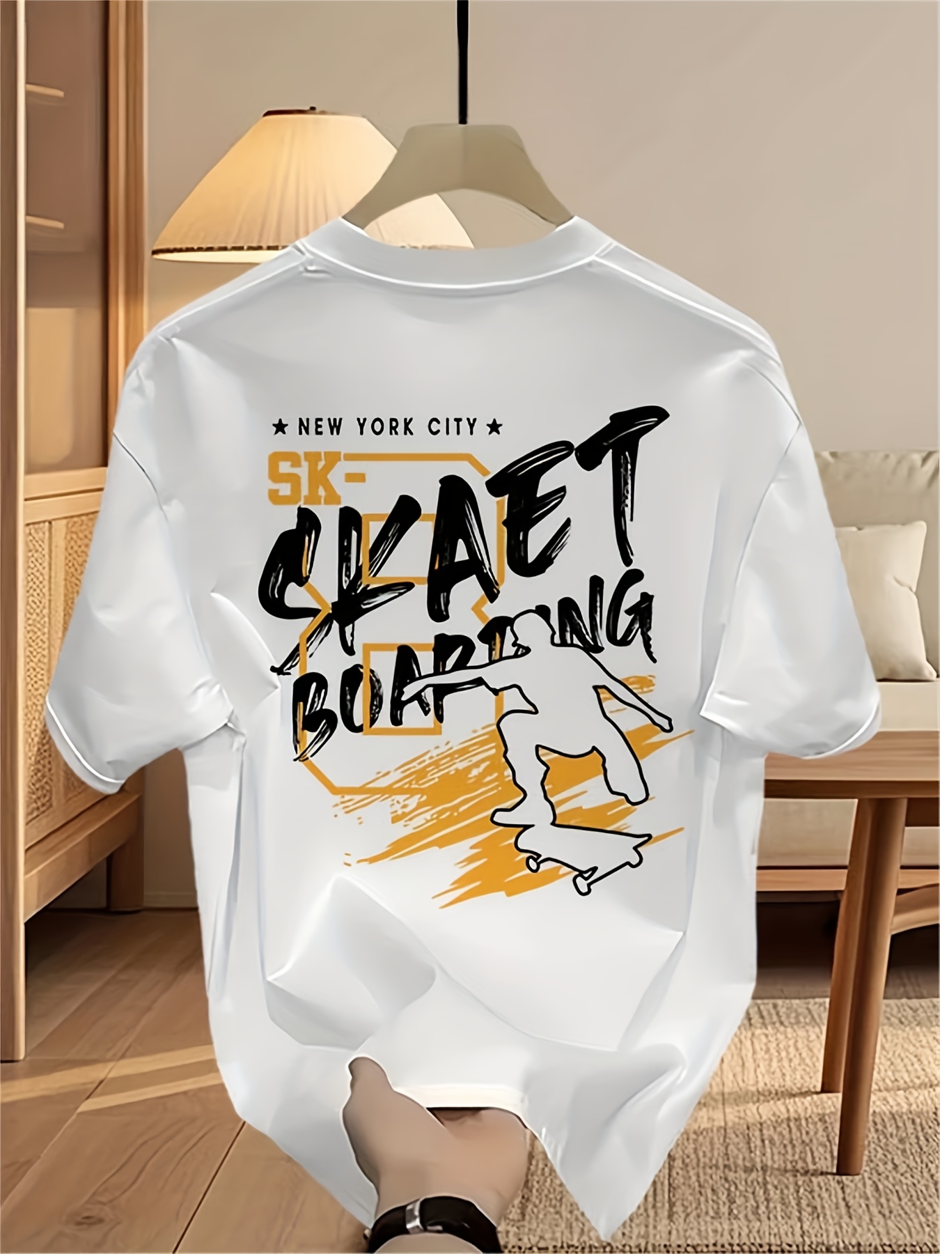Blu Graphic Tee Men's Summer 1 - Street Fashion In Japanese reseña y precio