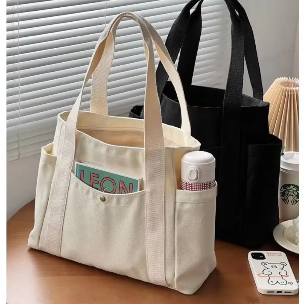 Large Capacity Canvas Tote Bag - Tote Bag Canvas Print reseña y precio
