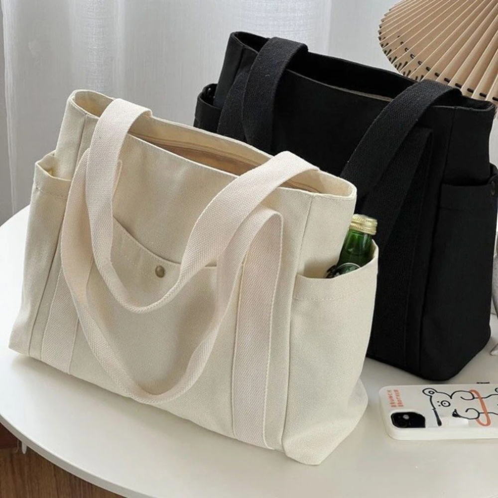 Large Capacity Canvas Tote Bag - Tote Bag Canvas Print reseña y precio