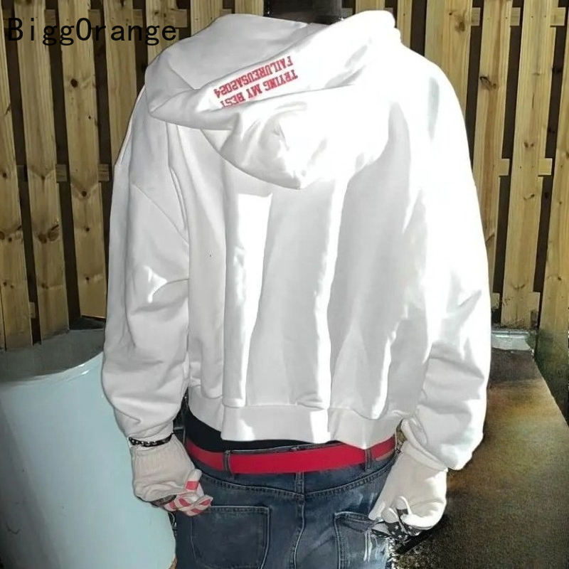 Sweatshirt coat rhinestone emb - Street Fashion Elements reseña y precio