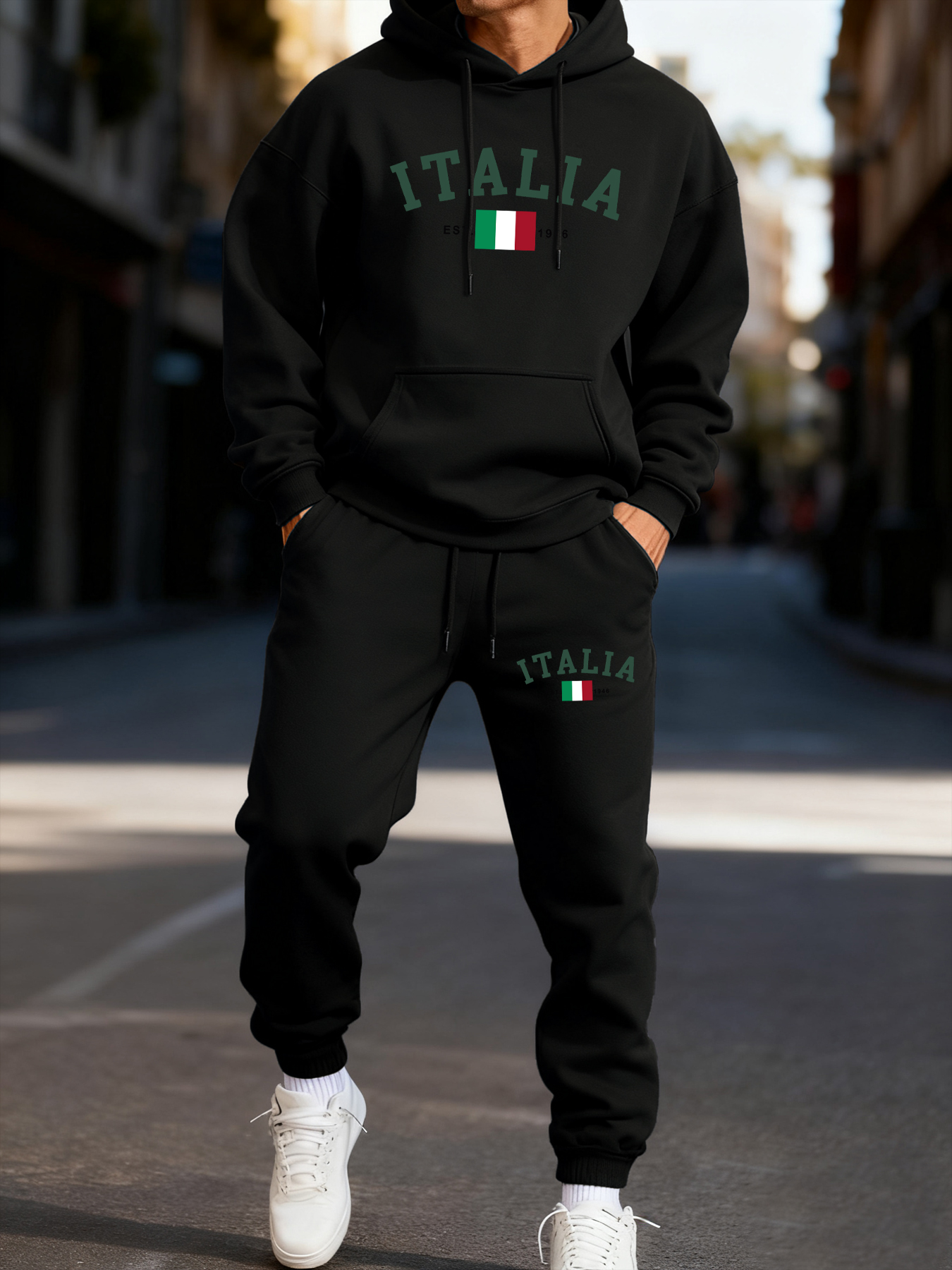 Italia Italian Flag Print Man  - Street Fashion Elements reseña y precio