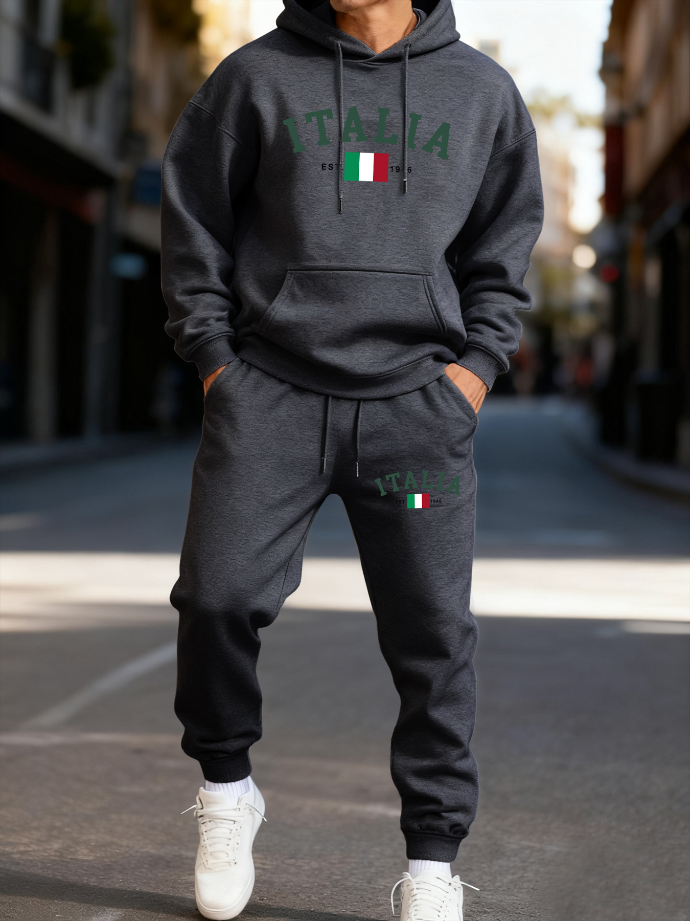 Italia Italian Flag Print Man  - Street Fashion Elements reseña y precio