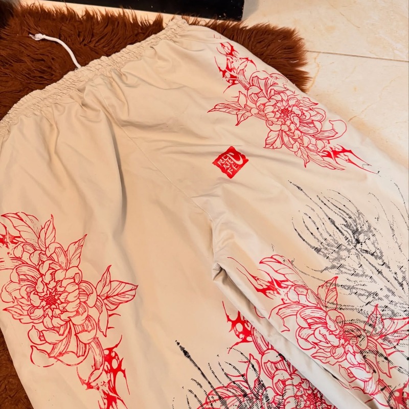 Harajuku Red Spider Lily Print - Street Fashion In Japanese reseña y precio
