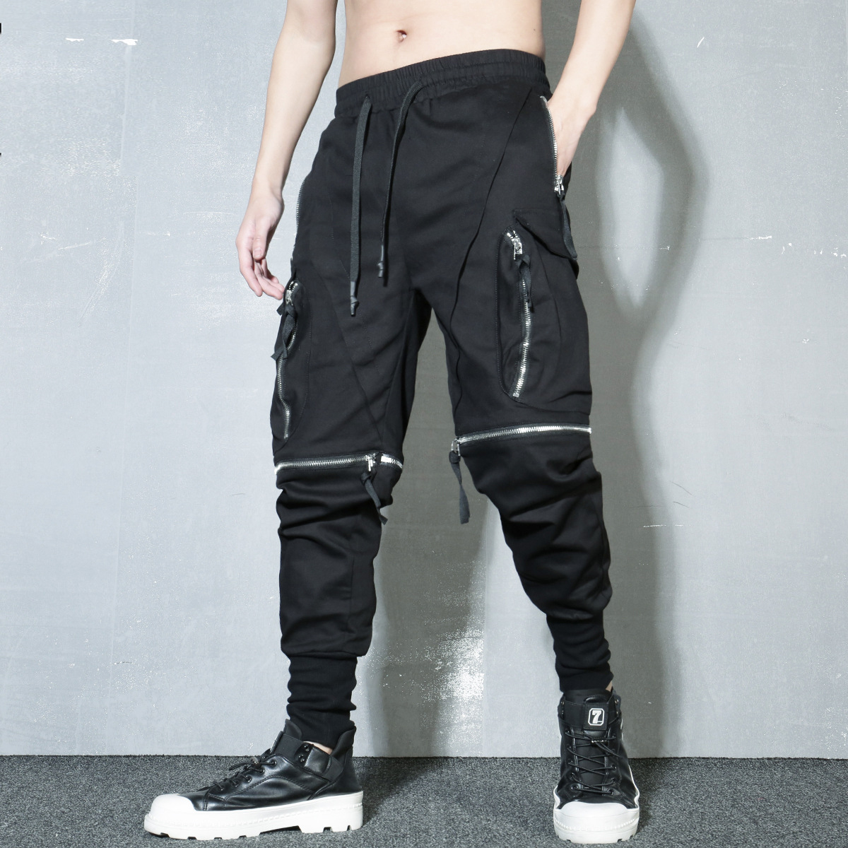 Detachable Black Cargo Pants M - Techwear Pants Tactical reseña y precio