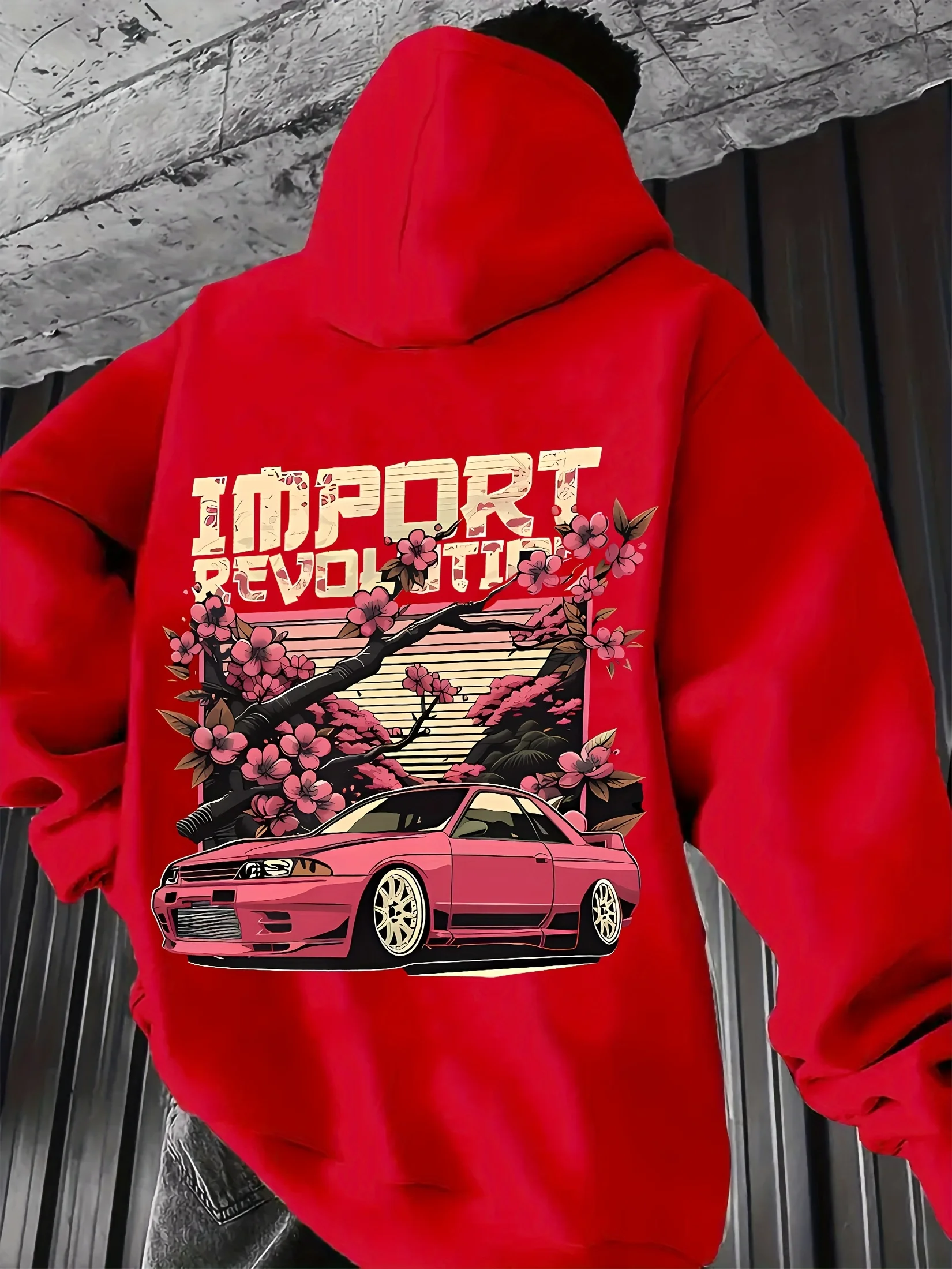 Men's Instagram style car prin - Street Fashion Elements reseña y precio