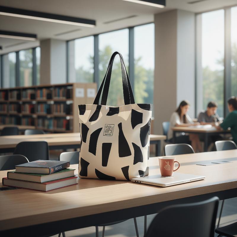 Canvas Tote Bag Irregular Blac - Tote Bag Canvas Print reseña y precio