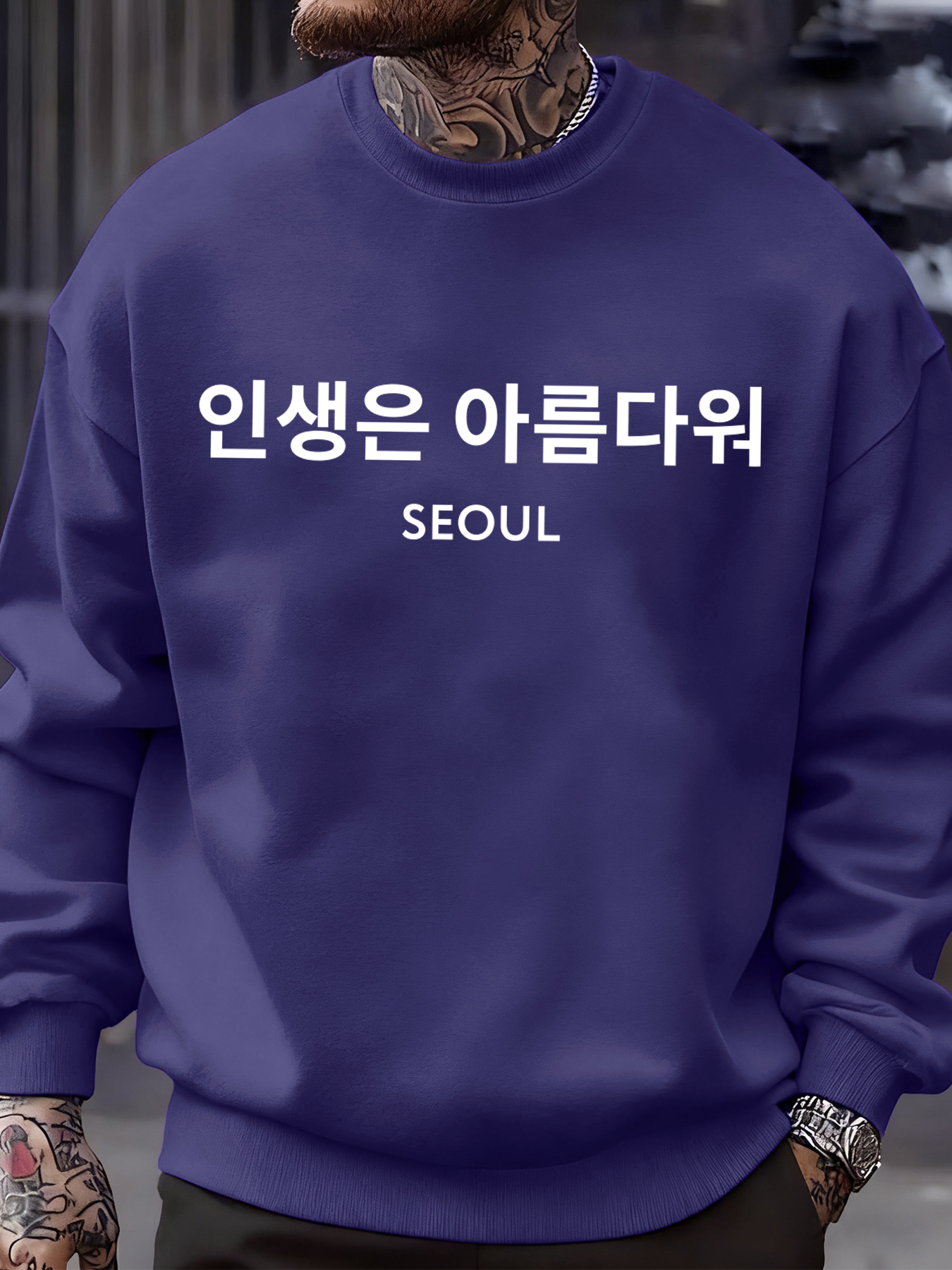 Seoul Korea Letter Print Men S - Street Fashion Seoul reseña y precio