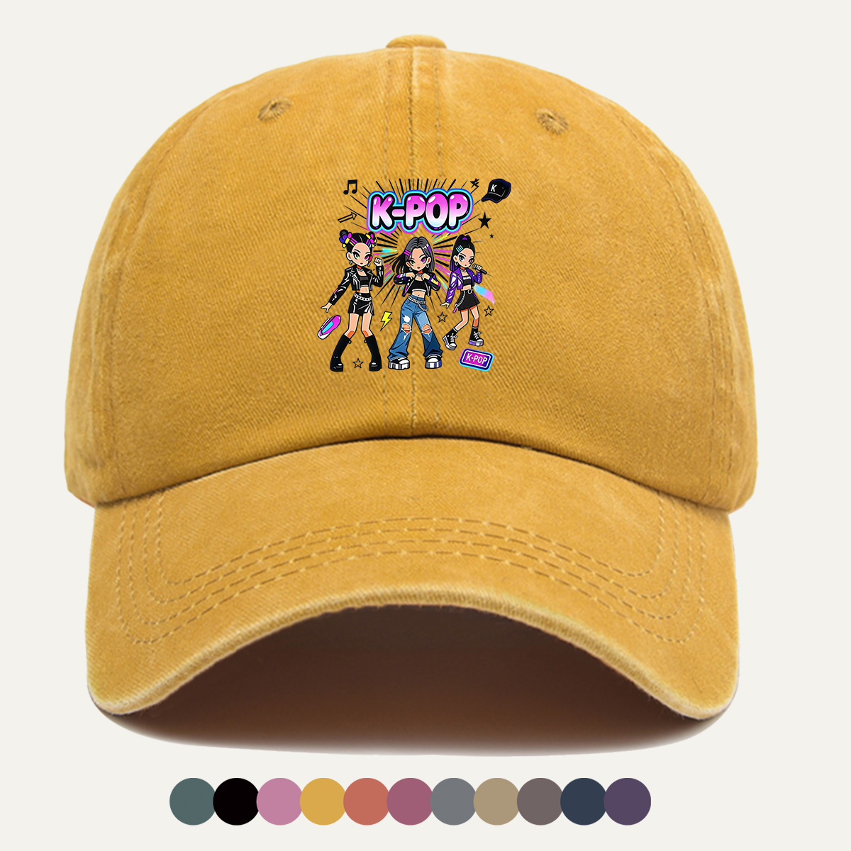 1pc K-POP Trendy Group Printed - Street Fashion Co reseña y precio