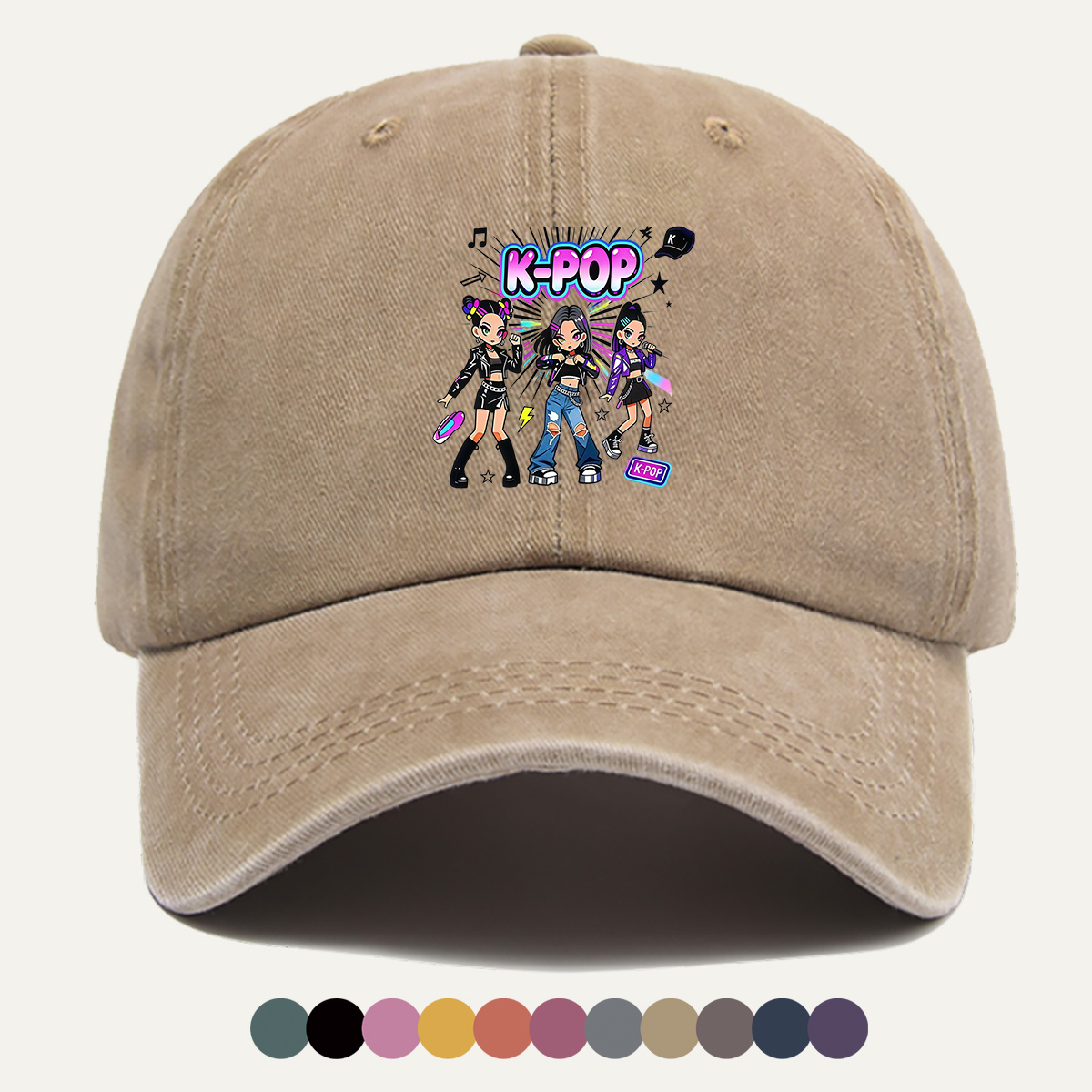 1pc K-POP Trendy Group Printed - Street Fashion Co reseña y precio