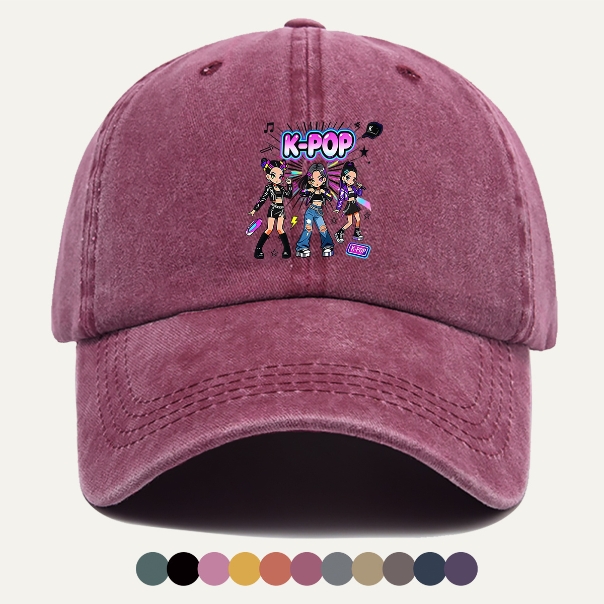 1pc K-POP Trendy Group Printed - Street Fashion Co reseña y precio