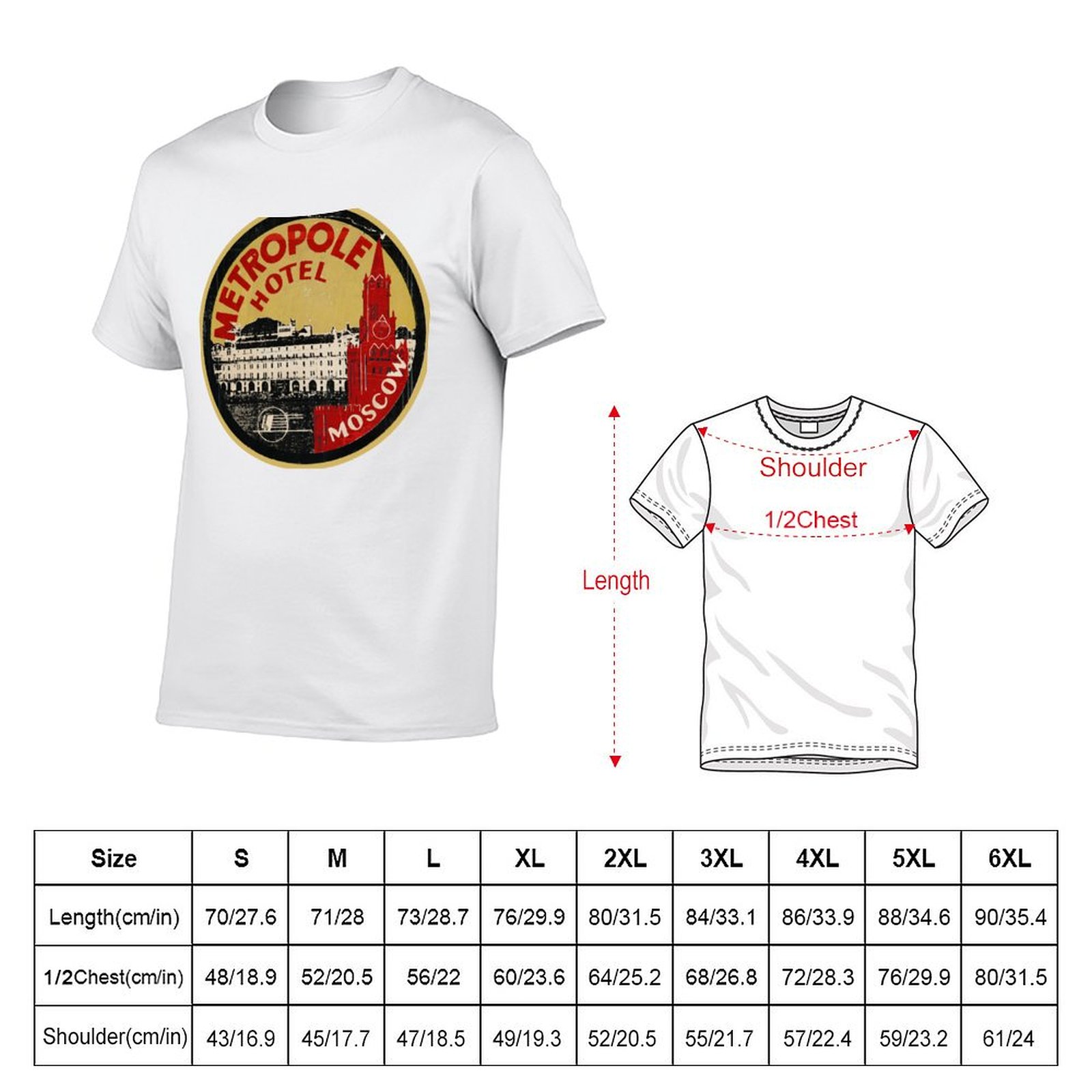 Metropole Hotel Moscow T-Shirt - Street Fashion Moscow reseña y precio