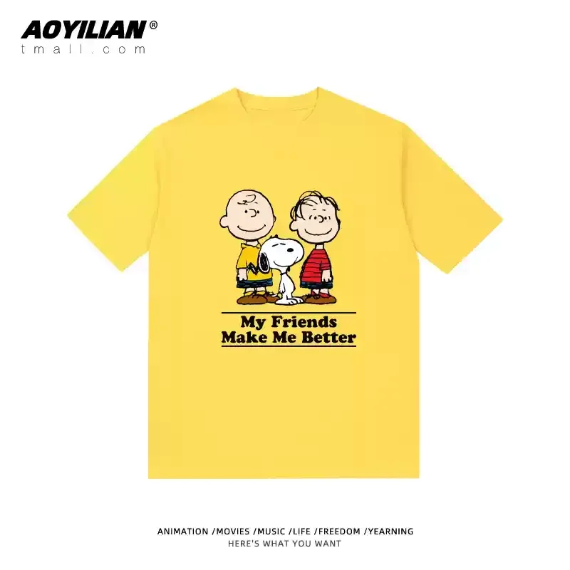 Snoopy T-shirt Charlie Brown c - Street Fashion Co reseña y precio