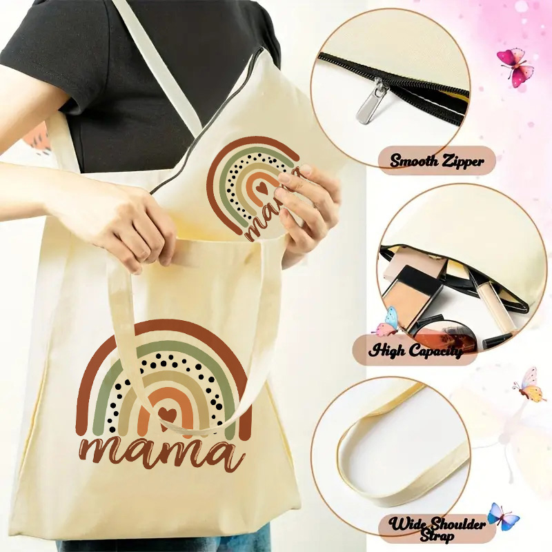 Mama Printed Shoulder Bag, Reu - Tote Bag Canvas Print reseña y precio