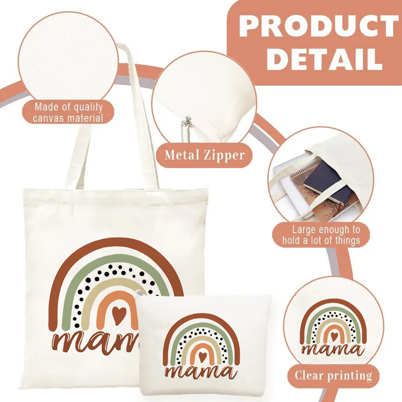 Mama Printed Shoulder Bag, Reu - Tote Bag Canvas Print reseña y precio