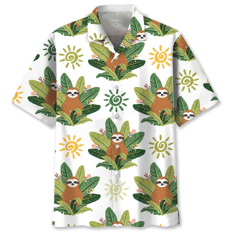 Australia Sloth Hawaiian Shirt - Street Fashion Australia reseña y precio