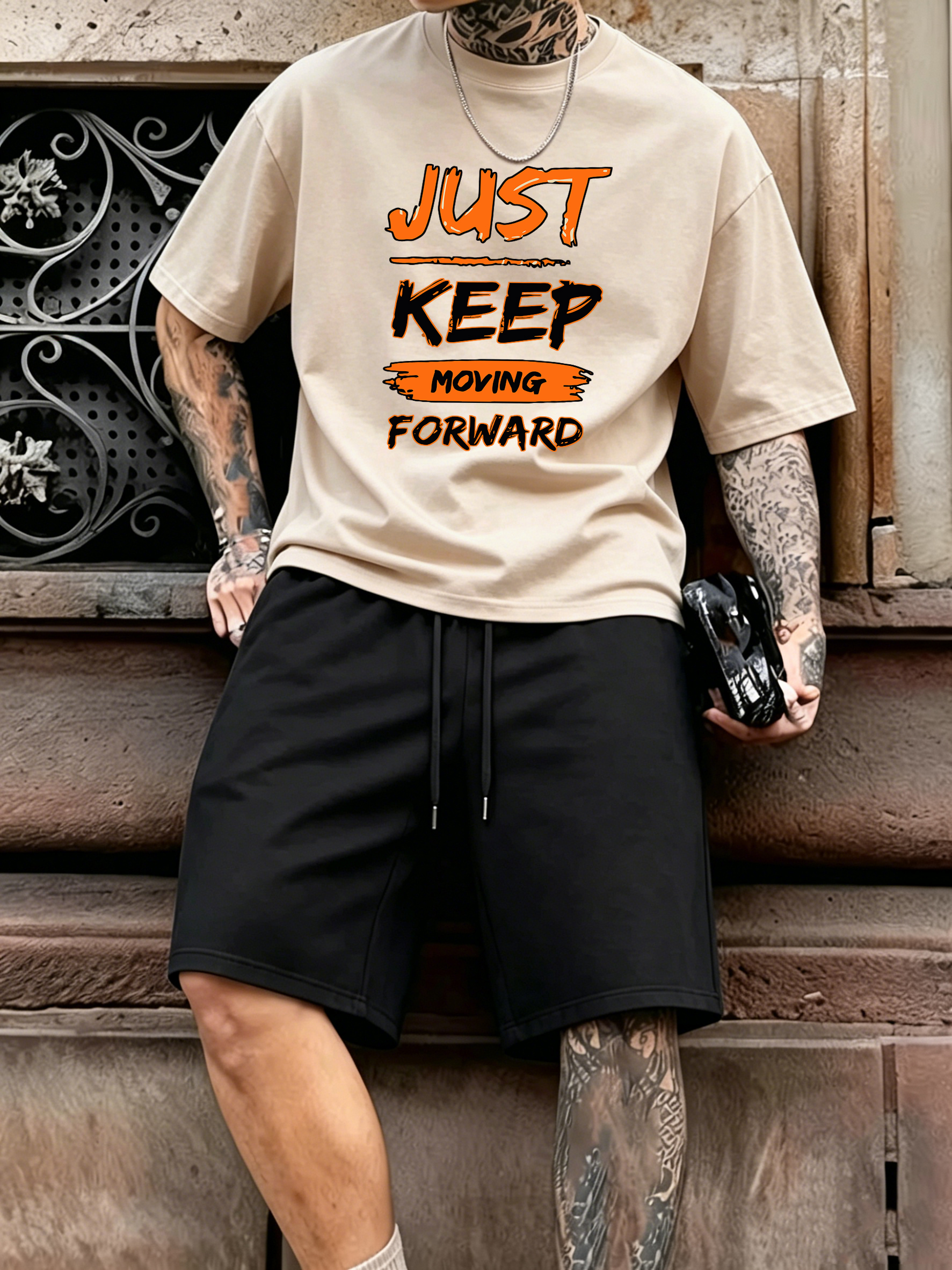Just Keep Moving Forward Print - Street Fashion Elements reseña y precio