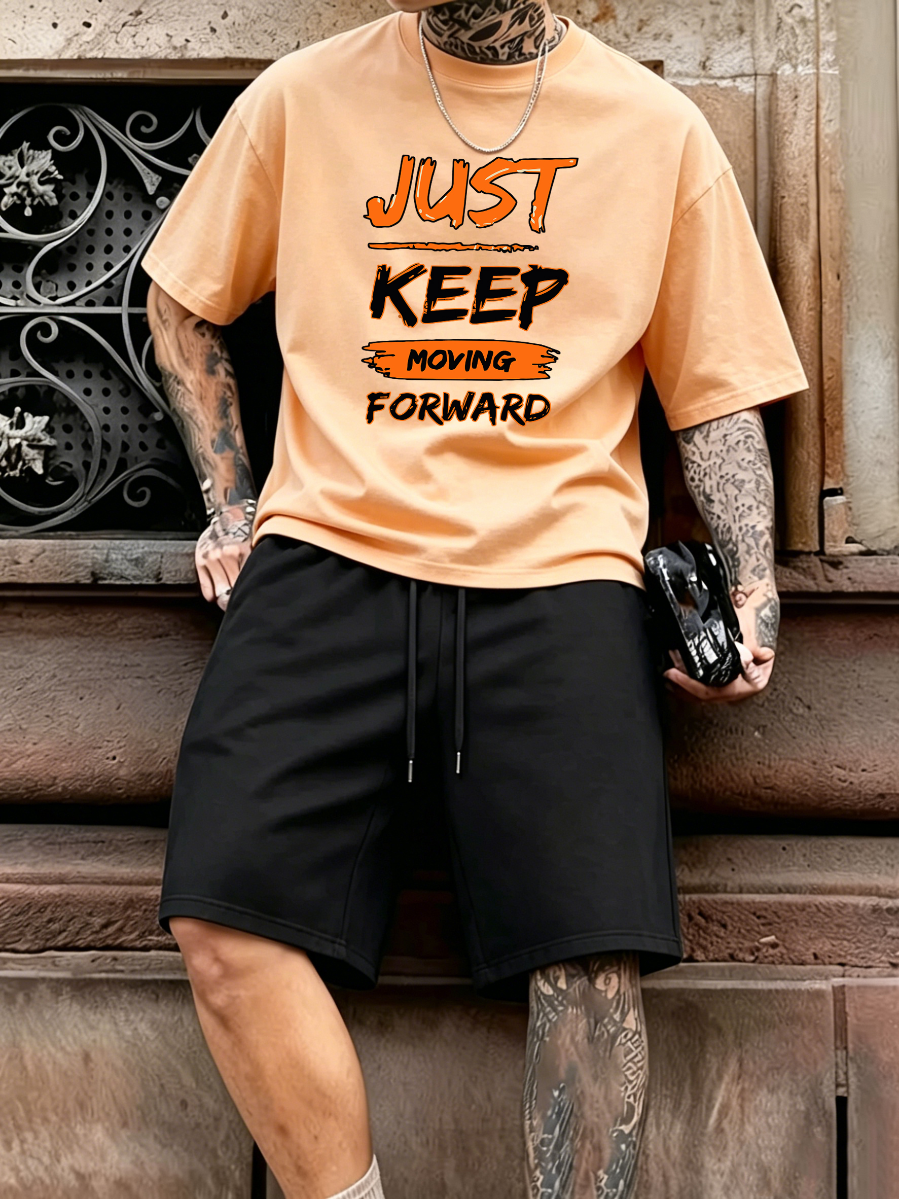 Just Keep Moving Forward Print - Street Fashion Elements reseña y precio
