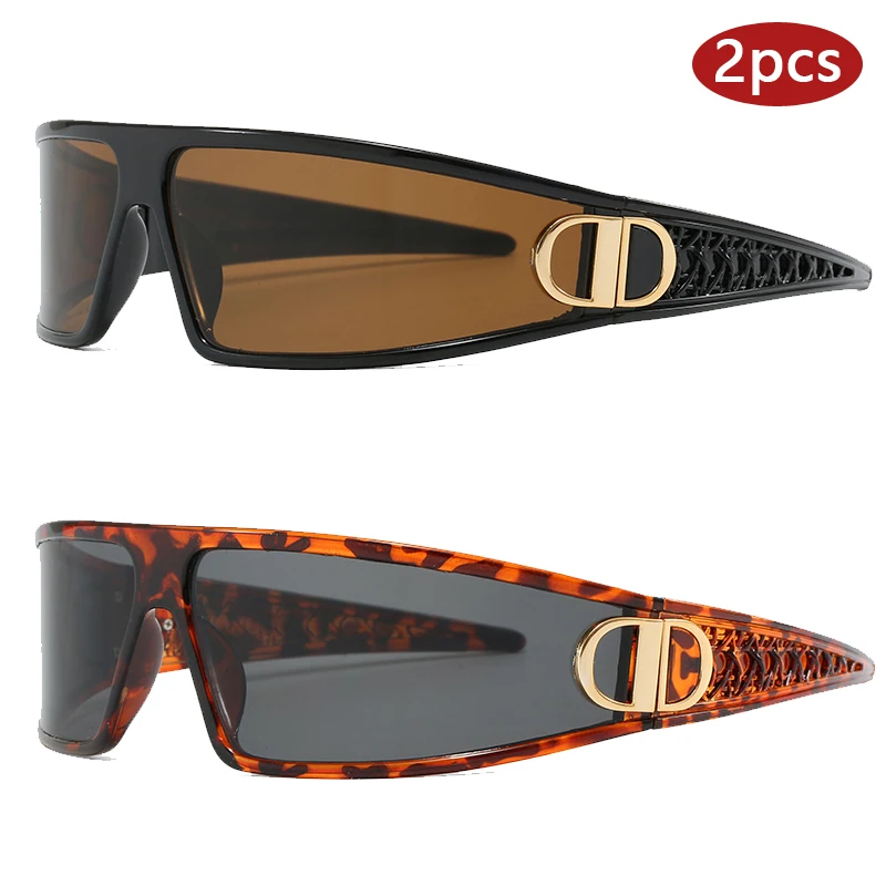 2pcs Luxury Headband Sunglasse - Street Fashion Photography reseña y precio